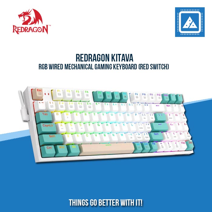 REDRAGON KITAVA RGB WIRED MECHANICAL GAMING KEYBOARD (RED SWITCH) REDRAGON KITAVA RGB WIRED MECHANICAL GAMING KEYBOARD (RED SWITCH)
